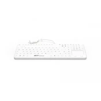 Klaviatūra GETT Cleantype Prime Touch+ USB Šveicariška balta