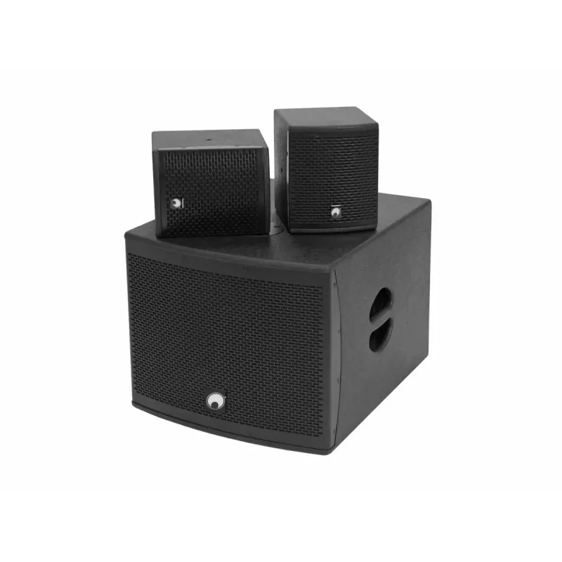 Garsiakalbių rinkinys Omnitronic 20000727 juodas laidinis 130 W