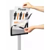 Informacinis stovas Durable 501357 pilkas metalas plastikas 1 vnt.