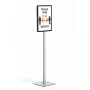 Informacinis stovas Durable 501357 pilkas metalas plastikas 1 vnt.