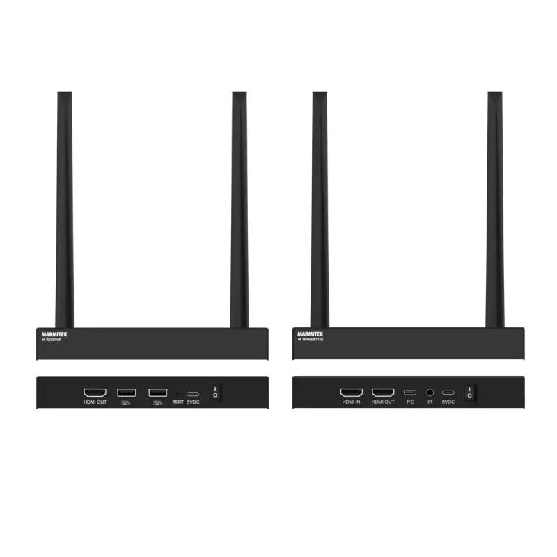 Belaidis AV siųstuvas ir imtuvas Marmitek TV Anywhere 4K Juodas