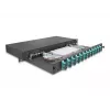 Šviesolaidžių sujungimo dėžė DeLOCK 67007 Juodas Metalas 482x220x44mm