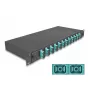 Šviesolaidžių sujungimo dėžė DeLOCK 67007 Juodas Metalas 482x220x44mm