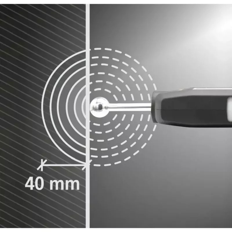 Laserliner MultiWet-Finder Plus elektroninis drėgmės matuoklis juodas baltas skaitmeninis ekranas