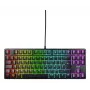 Mechaninė žaidimų klaviatūra CHERRY K4V2 RGB – Tenkeyless 80–87 %, AZERTY prancūziška, USB, RGB foninis apšvietimas, 68 klavišai, 2 m laidas, juoda