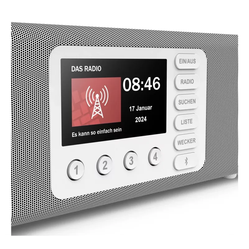 Asmeninis radijo imtuvas Hama DR2002 DAB DAB+ FM 10W TFT ekranas