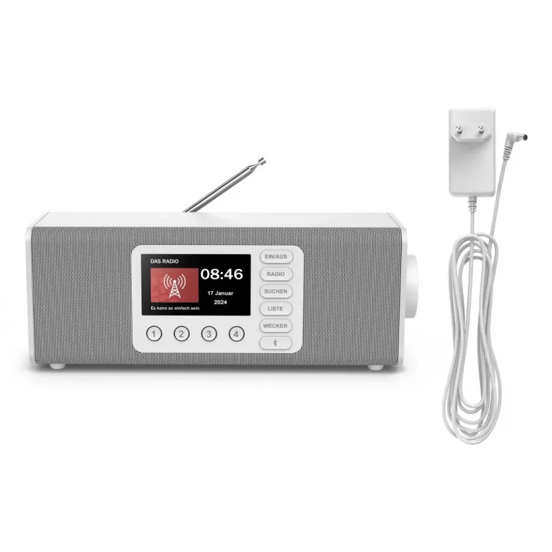 Asmeninis radijo imtuvas Hama DR2002 DAB DAB+ FM 10W TFT ekranas