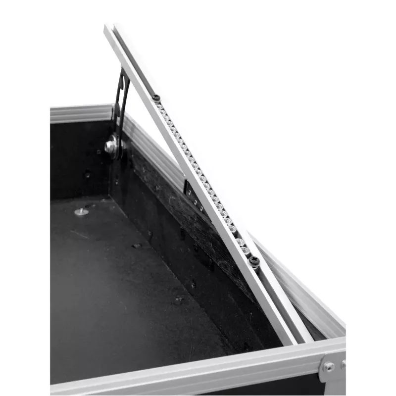 Flight case Roadinger 3011157D juodas sidabrinis