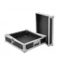 Flight case Roadinger 3011157D juodas sidabrinis