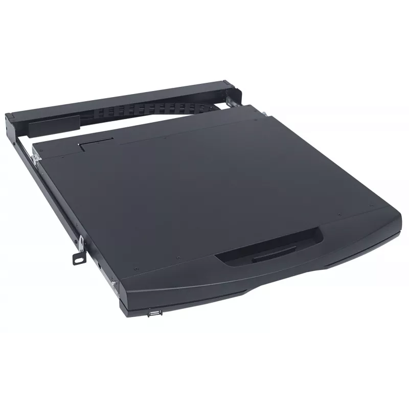 Intellinet 508025 konsolė stelažui 43,2 cm (17 colių) 1280 x 1024 pikseliai Juoda 1U