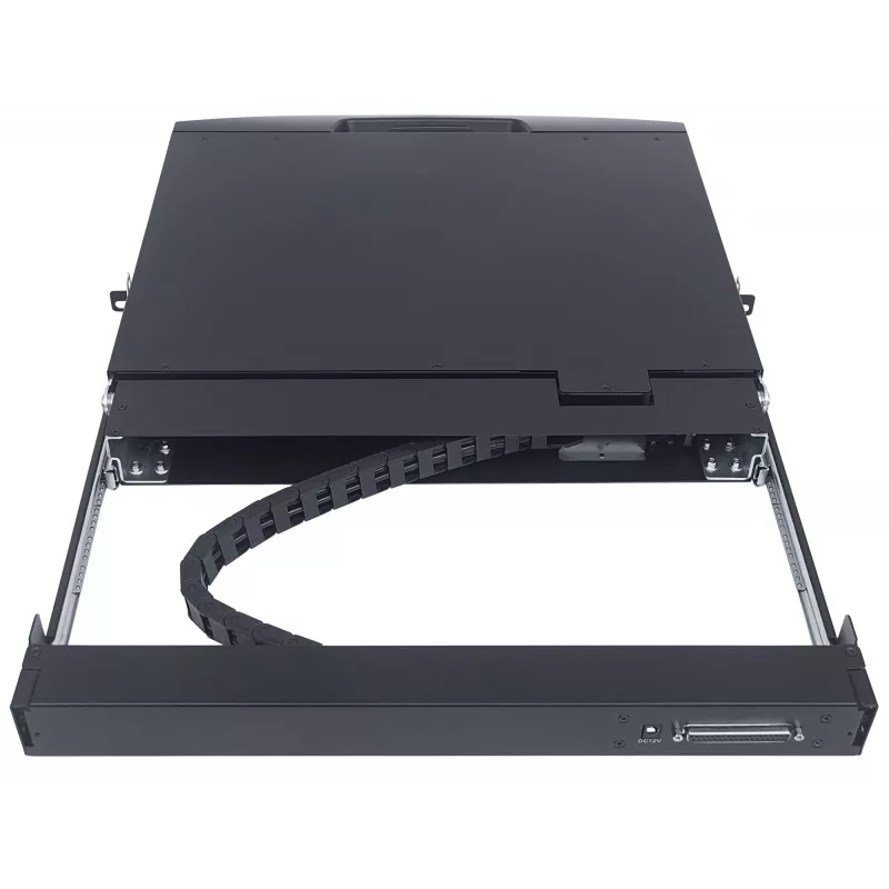 Intellinet 508025 konsolė stelažui 43,2 cm (17 colių) 1280 x 1024 pikseliai Juoda 1U