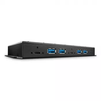 Lindy 7 Portų USB 3.2 Gen 2 Metalinis USB Hubas