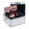 Hard case Roadinger 30110025 plokštelėms, fanera su aliuminio detalėmis 375x375x440 mm
