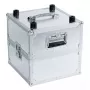 Hard case Roadinger 30110025 plokštelėms, fanera su aliuminio detalėmis 375x375x440 mm