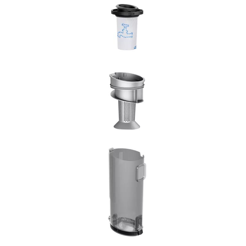 Rowenta RH1129 2-in-1 belaidis dulkių siurblys sausam valymui, 0,4 L, 100 W, violetinis, aliuminis