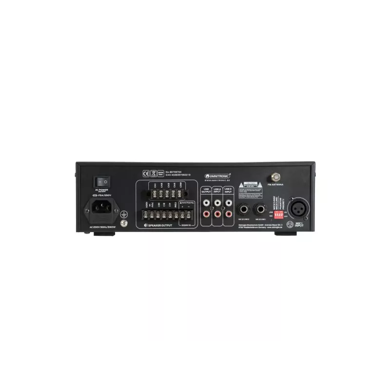 Omnitronic 80709704 audio stiprintuvas scena