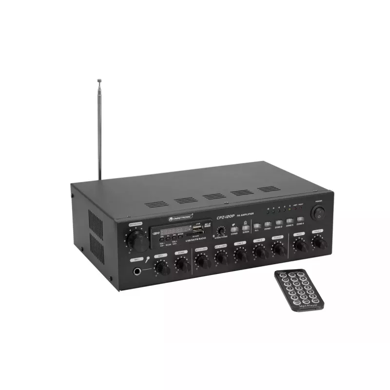 Omnitronic 80709704 audio stiprintuvas scena