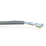 ACT CAT5E U/UTP PVC vientisas pilkas kabelis 305 m