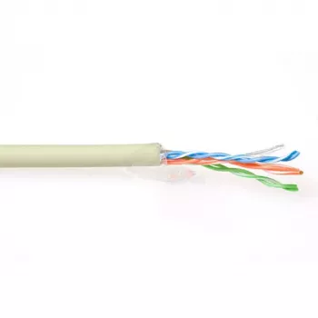 Pataisymo laidas ACT CAT5E F/UTP LSZH suvytas dramblio kaulo spalvos 305 m