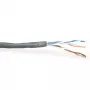 Laidas ACT CAT5E U/UTP PVC vientisas pilkas 500 m