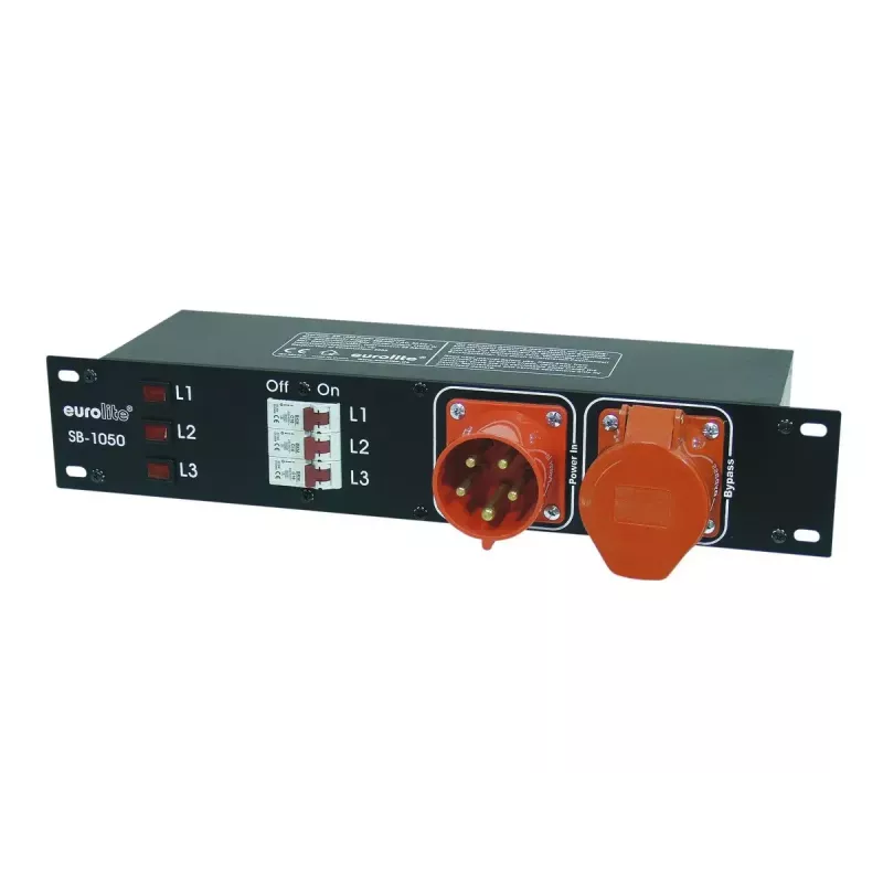 Šviesų skirstytuvas Eurolite 30248372 juodas raudonas 380-400V 50Hz