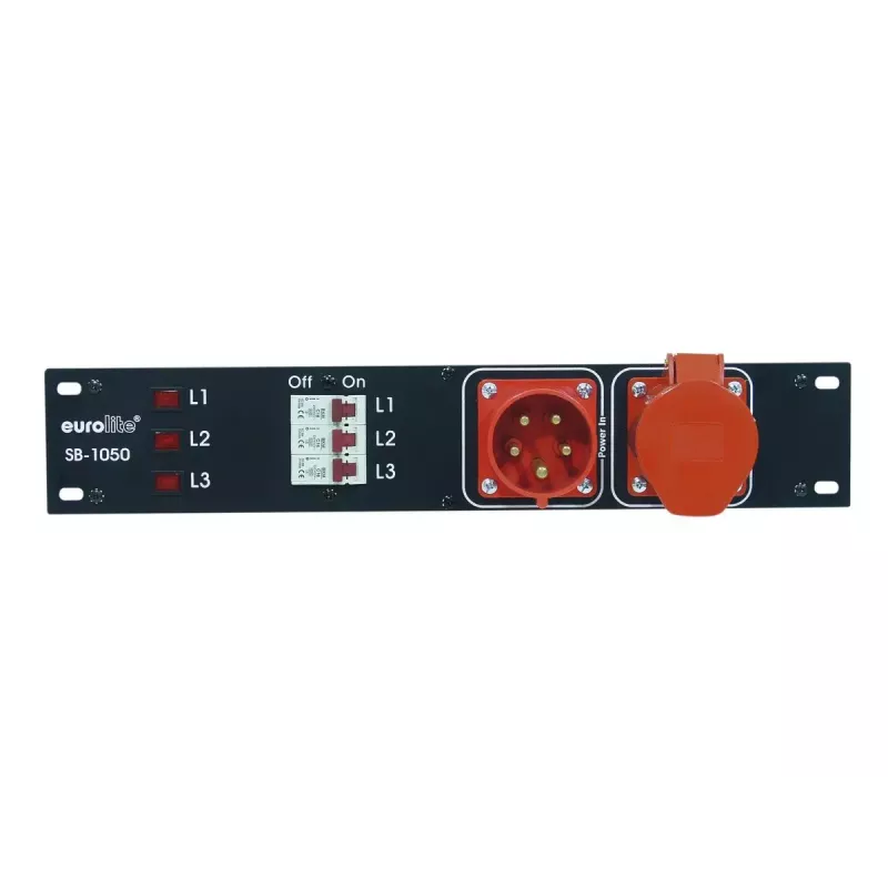 Šviesų skirstytuvas Eurolite 30248372 juodas raudonas 380-400V 50Hz