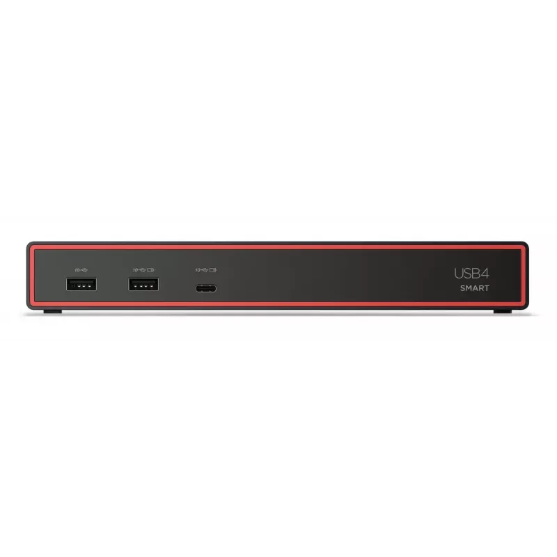 Dokavimo stotelė Lenovo ThinkPad USB4 Smart Dock 5500 – USB4, 65W PD, Gigabit Ethernet, 4K@60Hz, AC 100W, Eclipse Black