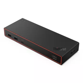 Dokavimo stotelė Lenovo ThinkPad USB4 Smart Dock 5500 – USB4, 65W PD, Gigabit Ethernet, 4K@60Hz, AC 100W, Eclipse Black