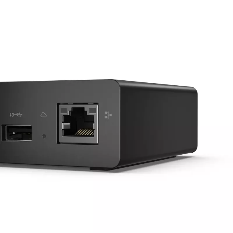Dokavimo stotelė Lenovo ThinkPad USB4 Smart Dock 5500 – laidinis USB4, 65W PD, Gigabit Ethernet, 4K@30Hz, 100W maitinimo blokas, Eclipse Black