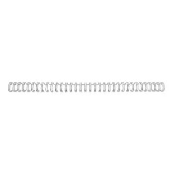 GBC vieliniai įrišimo segtuvai 3:1 NO5 8mm A4, sidabriniai, 3 lapai, metalas, A4, 8 mm, 318 mm