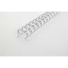 GBC WireBind rišimo vielos 3:1 Nr.3 5mm sidabrinės (100 vnt.), 250 lapų, metalas, A4, 379 g, 320 mm