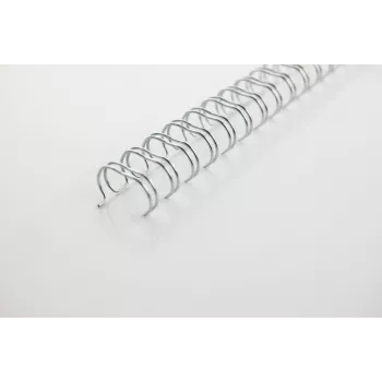 GBC WireBind rišimo vielos 3:1 Nr.3 5mm sidabrinės (100 vnt.), 250 lapų, metalas, A4, 379 g, 320 mm