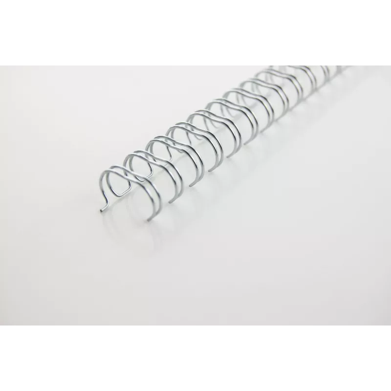 GBC WireBind rišimo vielos 3:1 Nr.3 5mm sidabrinės (100 vnt.), 250 lapų, metalas, A4, 379 g, 320 mm