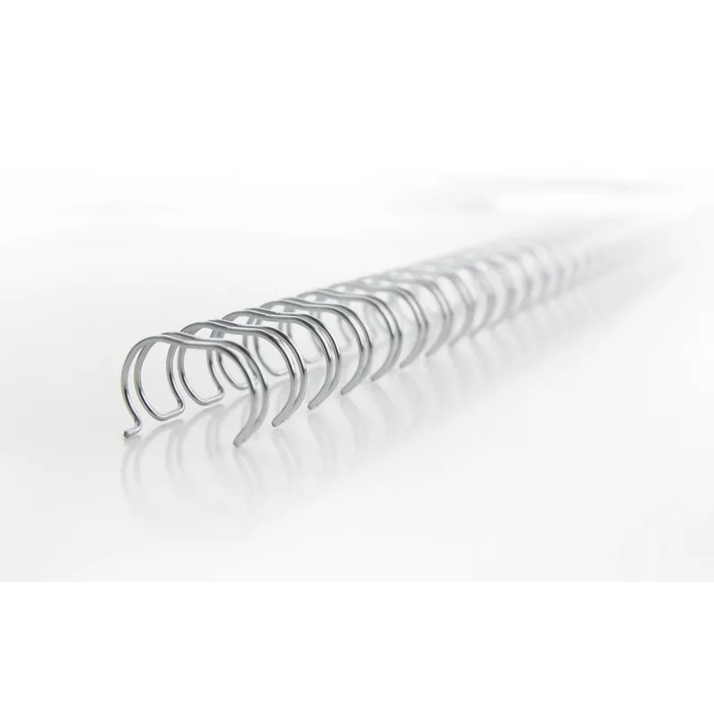 GBC WireBind rišimo vielos 3:1 Nr.3 5mm sidabrinės (100 vnt.), 250 lapų, metalas, A4, 379 g, 320 mm