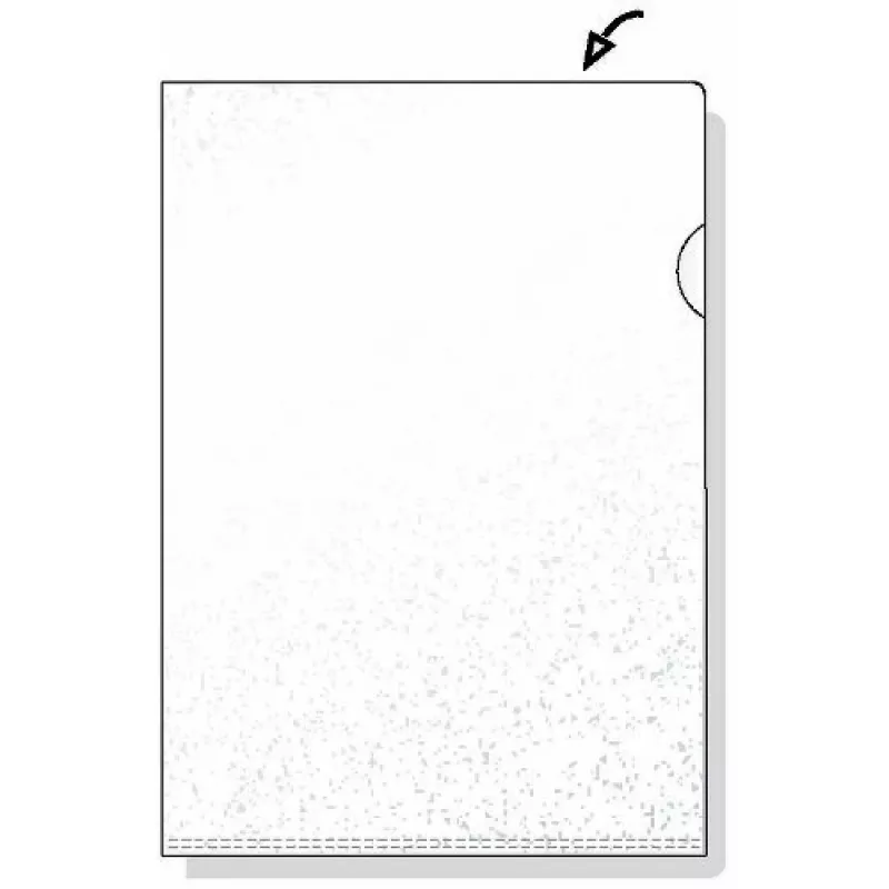 Rexel Embossed A4 segtuvas su skyle, skaidrus (100 vnt.)