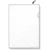 Rexel Embossed A4 segtuvas su skyle, skaidrus (100 vnt.)