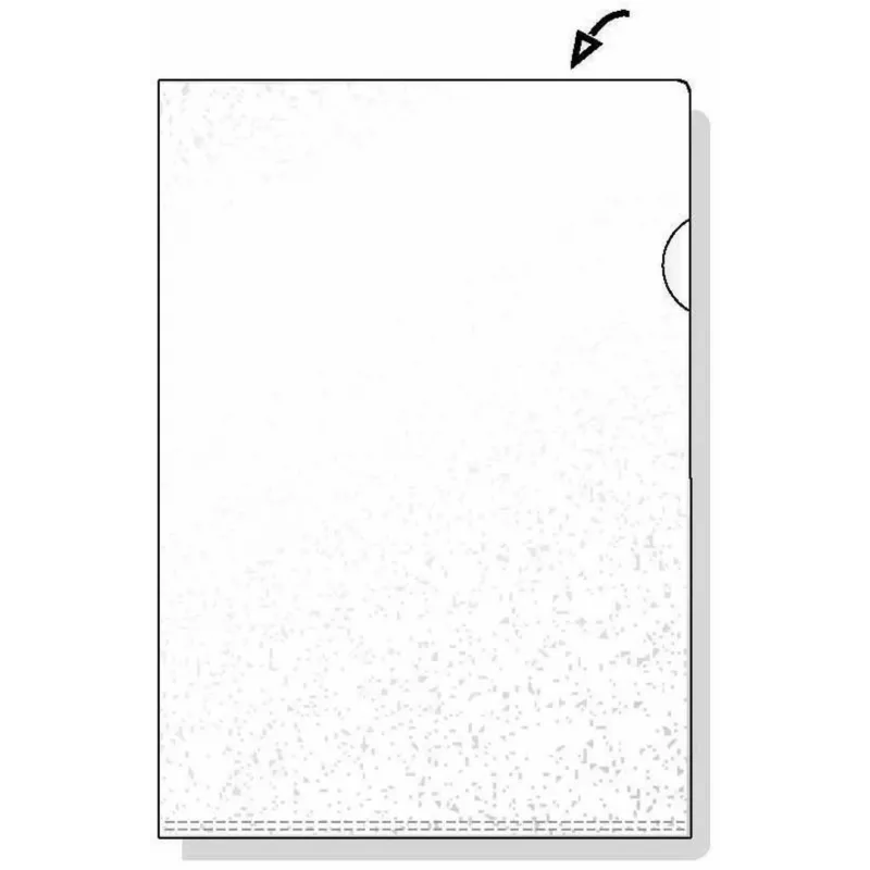 Rexel Embossed A4 segtuvas su skyle, skaidrus (100 vnt.)