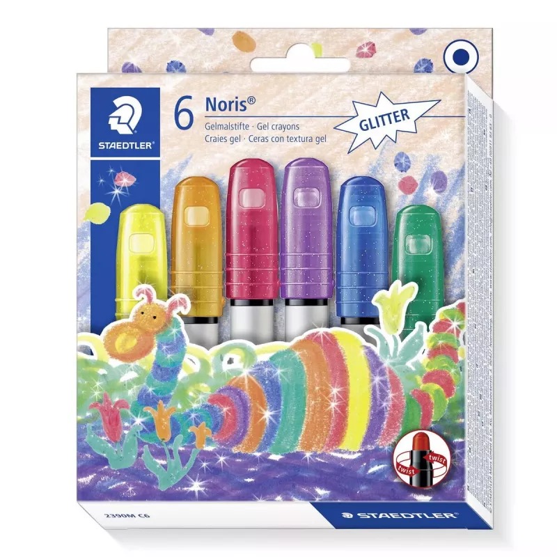 Spalvoti pieštukai Staedtler Noris 2390, 6 vnt.