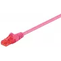 Tinklo kabelis Goobay 95593 1,5 m Cat6 U/UTP rausvos spalvos