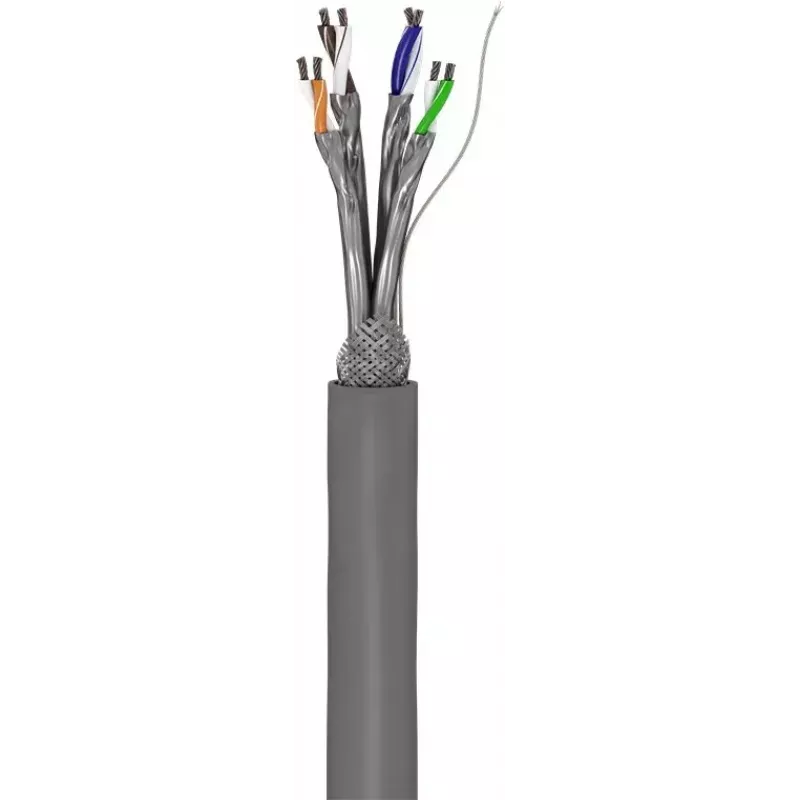Tinklo kabelis Goobay CAT 6 S/FTP PiMF pilkas 305 m