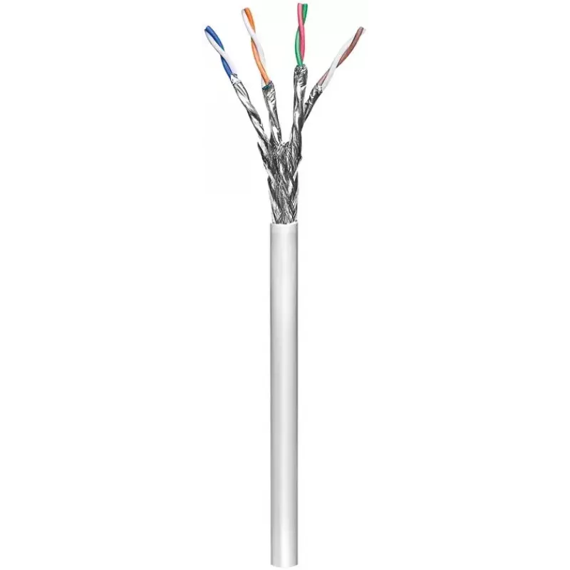 Tinklo kabelis Goobay CAT 6 S/FTP PiMF pilkas 305 m