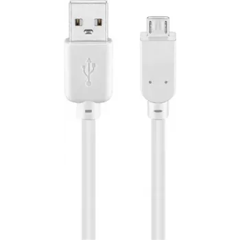 USB 2.0 greitasis laidas Goobay 96193 1m baltas