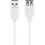 USB ilginimo laidas Goobay 96197 0,6 m baltas