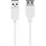 USB 2.0 Hi-Speed ilginimo laidas Goobay 96198 1,8 m baltas