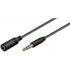 Audio AUX ilginimo laidas Goobay 97120 3,5 mm 3 kontaktų plonas 3 m