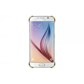 Dėklas Samsung EF-QG920B Galaxy S6 Auksinis, Skaidrus