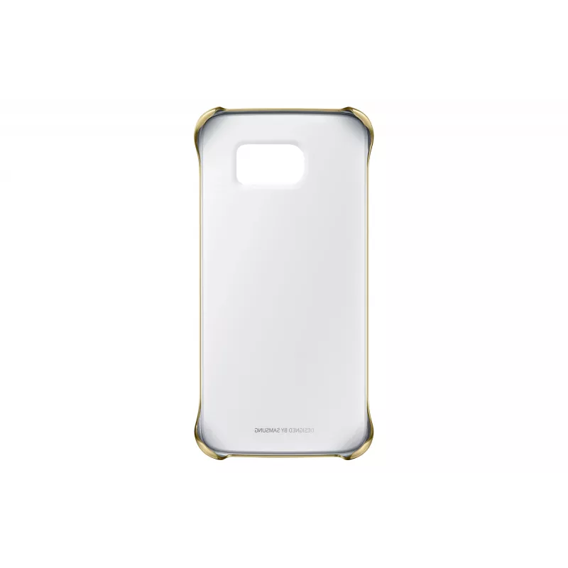 Dėklas Samsung EF-QG920B Galaxy S6 Auksinis, Skaidrus