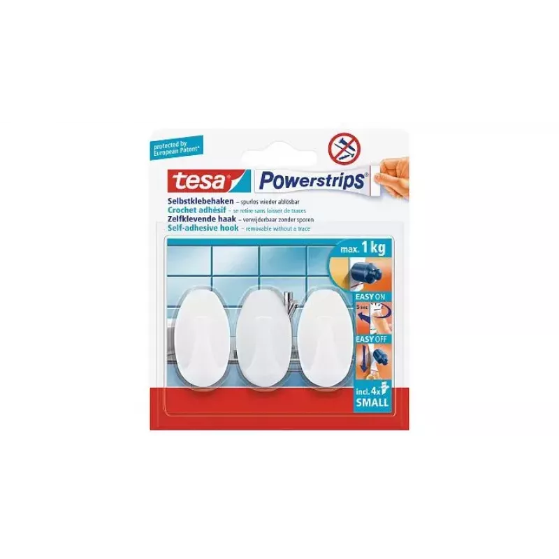 Universalus kabliukas TESA Powerstrips Indoor 56625-00000-00