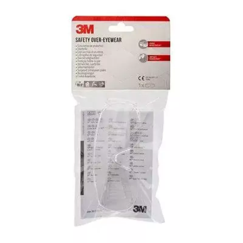 3M VISCC1 Apsauginiai antakiniai akiniai skaidrūs
