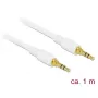 Garso laidas DeLOCK 85548 1 m 3,5 mm baltas